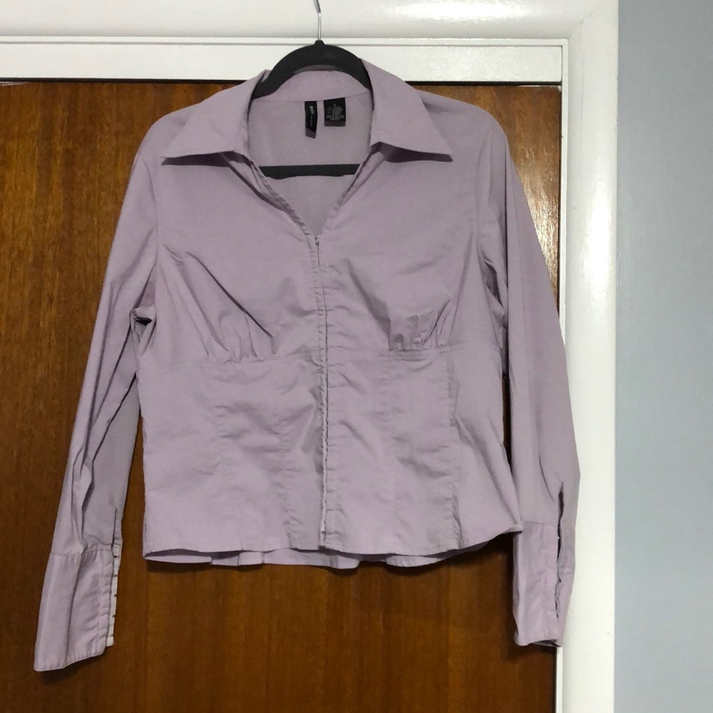 Mixit lavender fitted shirt